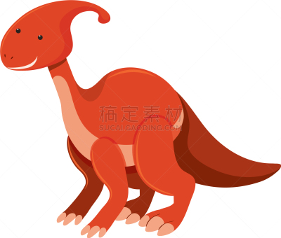 红色,副栉龙,绘画艺术品,一个物体,活力,分离着色,可爱的,创造力,生活方式,设计
