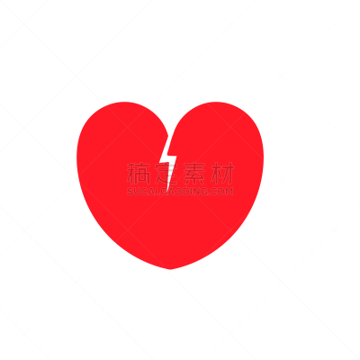 乱画,红色,矢量,绘画插图,计算机图标,动物手,时尚,浪漫,婚姻解除,坏掉的