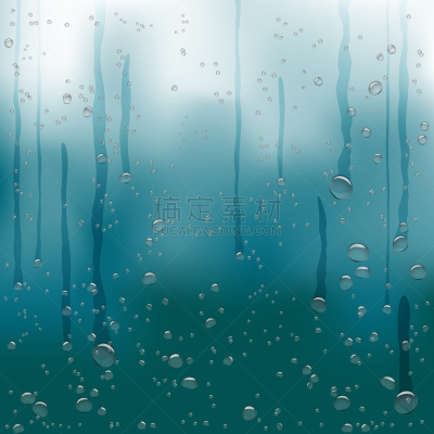 水滴,水,雨,蓝色背景,湿,图像,天气,液体,流动