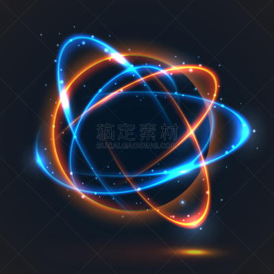 圆形,镜头眩光,明亮,形状,漩涡形,椭圆形,白色,发光,照亮,弯曲