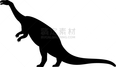 恐龙,史前时代,板龙,侏罗纪,动物,品牌名称,爬行纲,标签,怪物,剪影