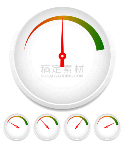 圆形,仪表盘,量表,模板,黄色,红色,绿色,充满的,概念,压力