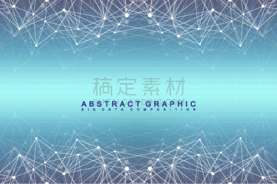 几何形状,分子,插画,背景,材料,斑点,分形,巨大的,深的,复杂性