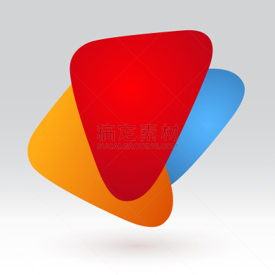 几何形状,模板,红色,蓝色,抽象,橙色,计算机图标,华丽的,现代,装饰物