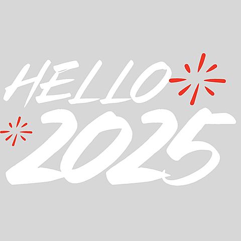 你好2025新年元旦祝福手写文字