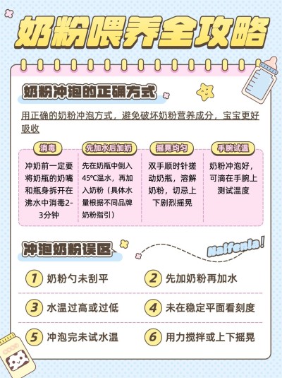 母婴亲子奶粉科普攻略小红书封面