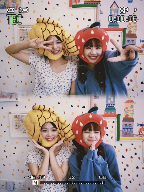 个人生活晒照电清新风拼图工具模板预览效果