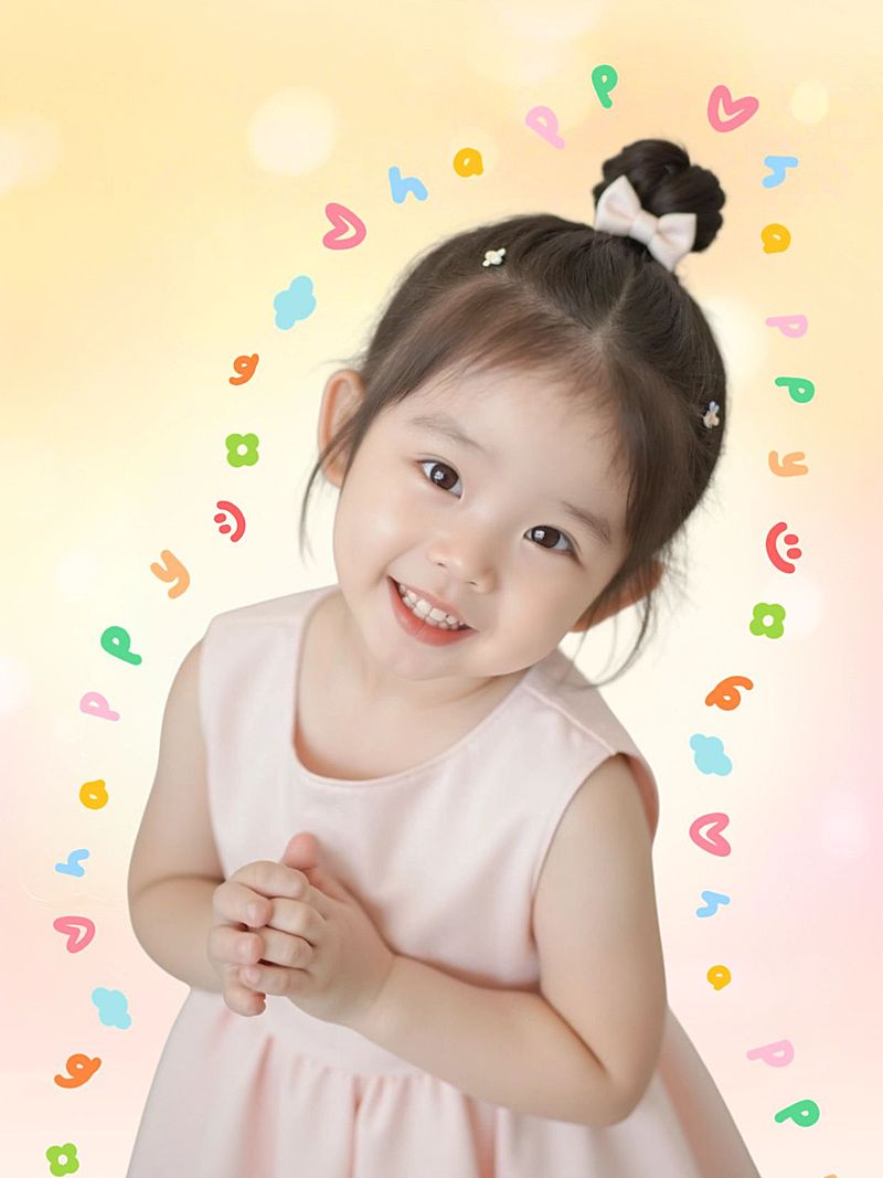 AI工具页儿童节描边工具模板AIGC