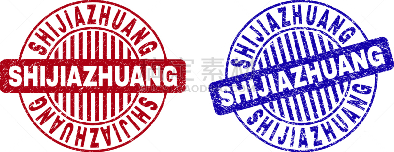 石家庄,海豹,圆形,橡皮章,纹理效果,摇滚乐,分离着色,红色,条纹