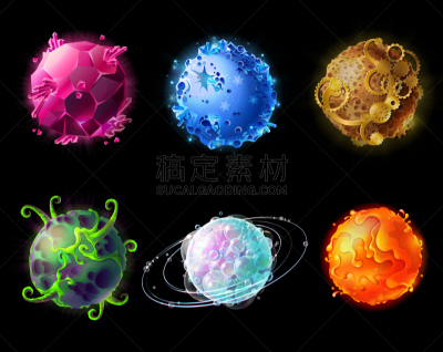 幻想,太空,行星,彩色图片,格子烤肉,紫色,图像,不明飞行物,外星人,联系