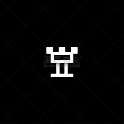 城堡,计算机图标,矢量,英文字母t,商务,安全,背景分离,字母,简单,模板