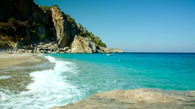   空海滩Kyra Panagia，Karpathos