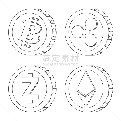 分离着色,标志,一个物体,银行业,轮廓,商务,波纹,收集