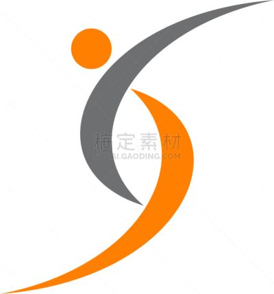 品牌名称,极简构图,英文字母S,阴阳符,商务,脊椎指压治疗法,概念,针灸