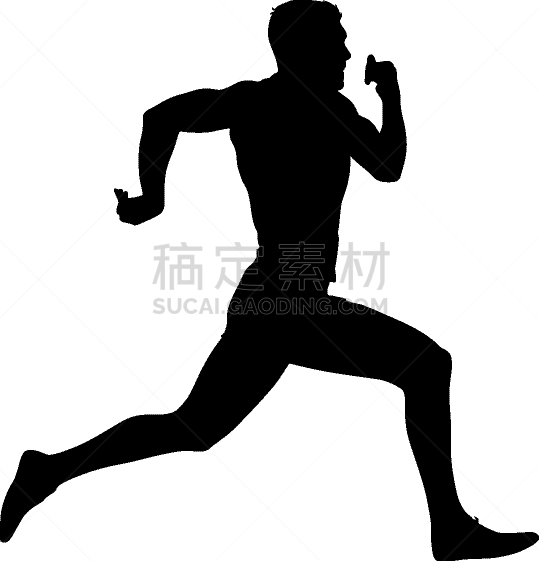 白色,短跑,男人,通道地毯,黑色,慢跑,迅速,剪影,训练