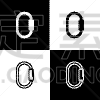 计算机图标,绘画插图,安全钩,极限运动,矢量,体育器械,分离着色,黑色背景,白色背景,紧握双手