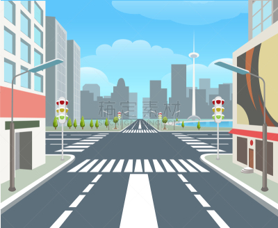 都市风光,市区路,商务,汽车,交通,现代,小路,行人,人行道,十字路口