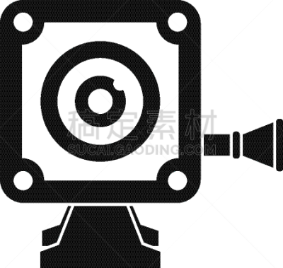 small action camera icon simple style