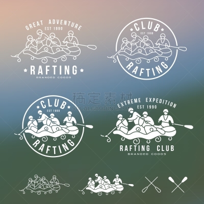 设计师,天气,木筏,运动模糊,人,漂流,休闲