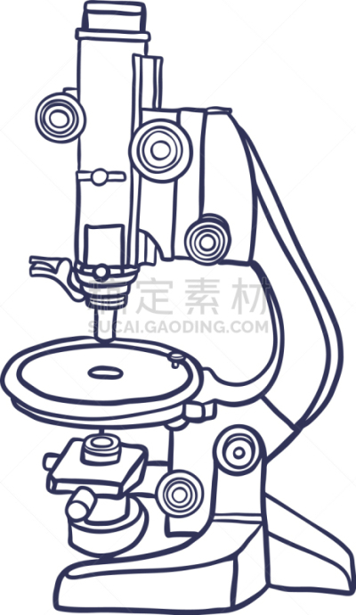显微镜,计算机图标,手,轮廓线画,科学家,白色,黑色,化学制品,概念,绘制