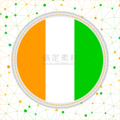 科特迪瓦,国内著名景点,背景分离,加利福尼亚,证章,品牌名称,海岸线,乡村风格,绘画插图,旅行者