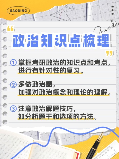 考研备考攻略指南拼贴风小红书配图预览效果