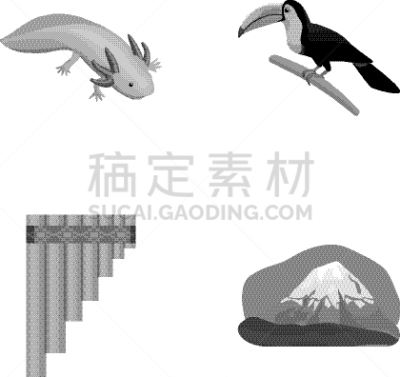 墨西哥,鸟类,乐器,分离着色,Axolotl,国内著名景点,音乐,热,收集