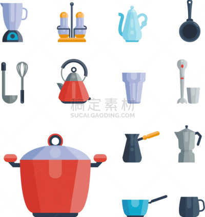 厨房器具,符号,分离着色,白色,红色,晚餐,杯,食品,收集,烹调