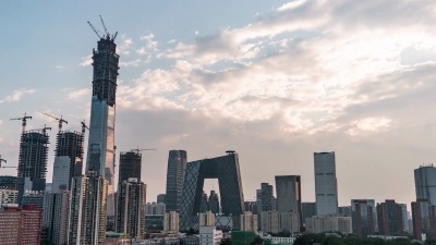 延时-北京城市天际线(PAN)