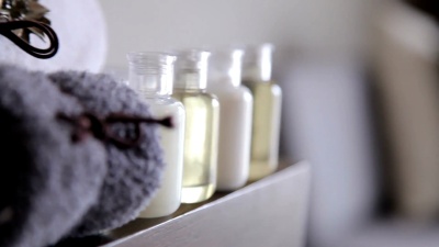 浴室洗漱用品，酒店内部