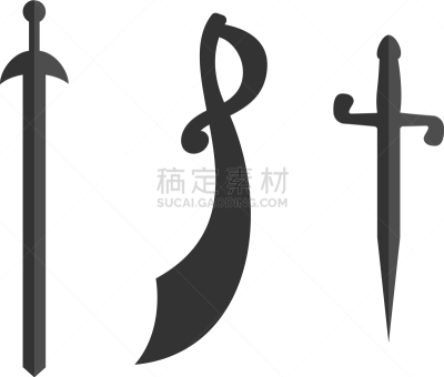 剑,马刀,分离着色,金属,中世纪时代,古董,钢铁