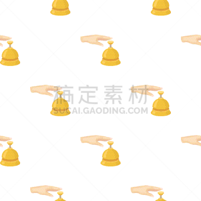 分离着色,服务铃,图标,漫画,门卫,闪亮的,机敏,图像,矢量,服务
