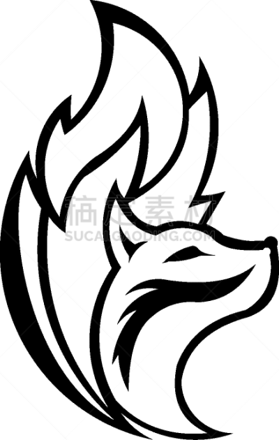 fox unique logo design