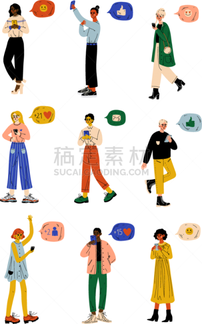 人,电子邮件,男人,女人,女孩,概念,说话,做,布置,收集