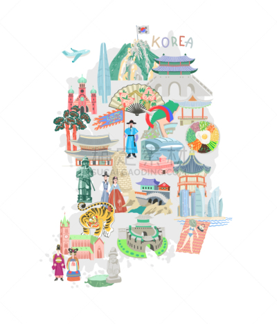 名声,韩国,旅途,国内著名景点,传统,拌饭,剪贴画,节日