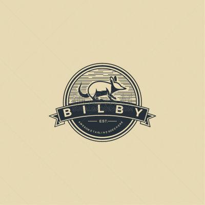 logo mouse vintage badge