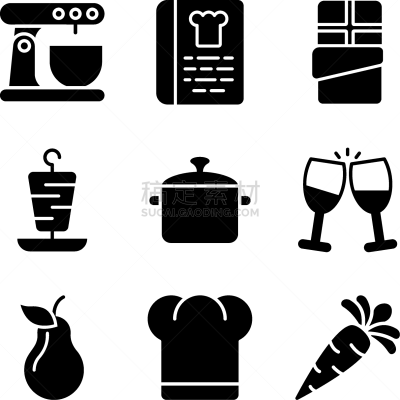 符号,蔬菜,水果,压力,图像,矢量,咖啡,厨房用品商店,烹调