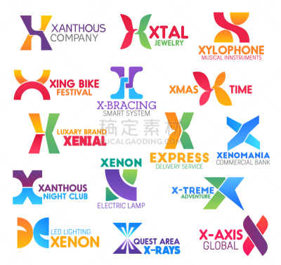 商务,符号,标志,身份,英文字母X,传媒,文字,几何形状,字母,字母表次序