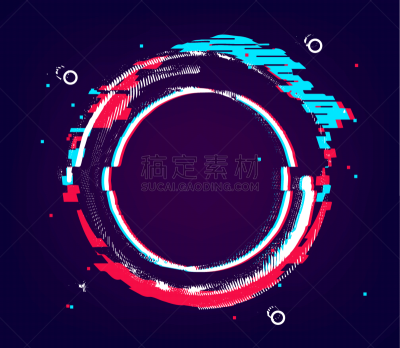 噪声,空的,模板,绘画插图,圆形,图像特效,矢量,霓虹色,抽象,形状