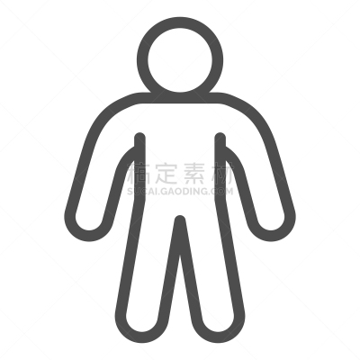 线图标,轮廓,高雅,矢量,一个人,男人,标志,蜘蛛网,数码图形,设计