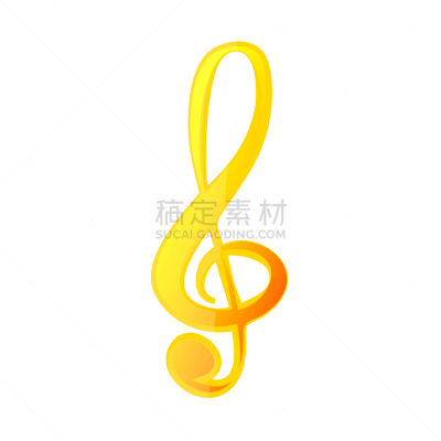 黄金,音符,绘画插图,分离着色,背景分离,交响乐团,钥匙,调号,高音谱号