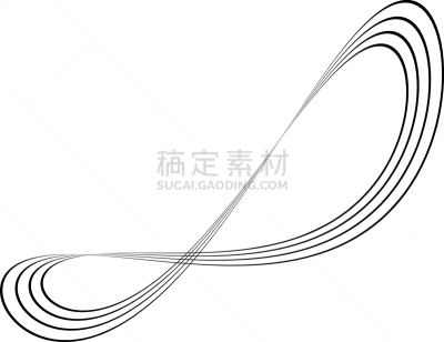 多样,简单,细的,符号,概念,矢量,黑色,永远,平坦的,无限