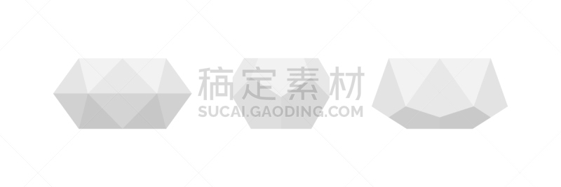 几何形状,混凝土,花盆,矢量,白色,空的,背景分离,模板,现代,装饰物