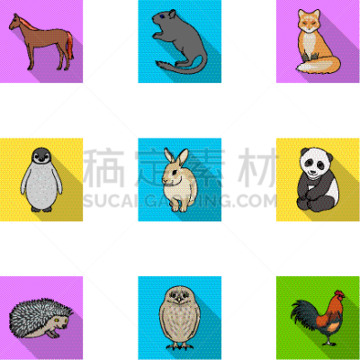 猫,猫头鹰,鹿,公鸡,母牛,虎,狗,动物,鸟类,品牌名称
