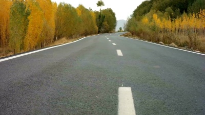 秋天和路