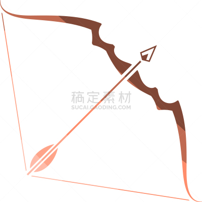 光标,白色,分离着色,传统,箭术,准确,技能,弓