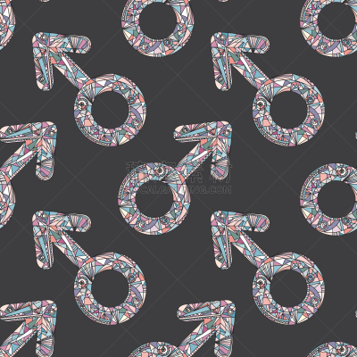 男孩,矢量,四方连续纹样,背景,举起手,男性标志,标志,华丽的,纺织品,概念象征