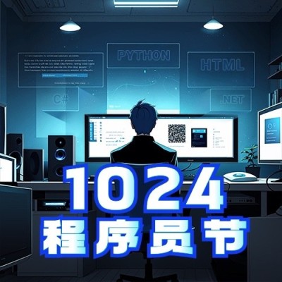 程序员节程序员日蓝色公众号次图AIGC