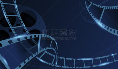 电影,模板,绘画插图,电影胶片,时间,蓝色背景,传单,条纹