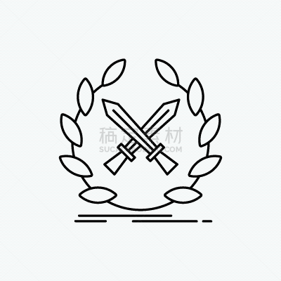 标签,剑,分离着色,团体性运动,线图标,骑军
